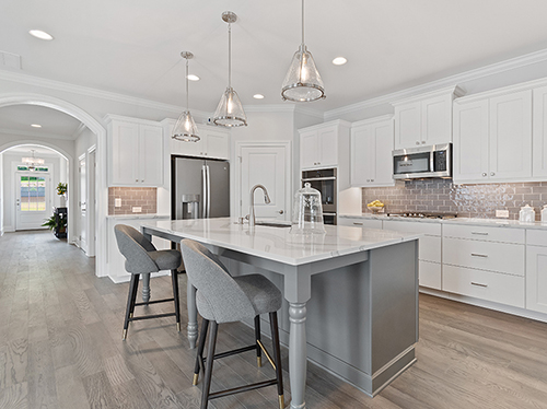 Windsong homes feature open, spacious island kitchens>